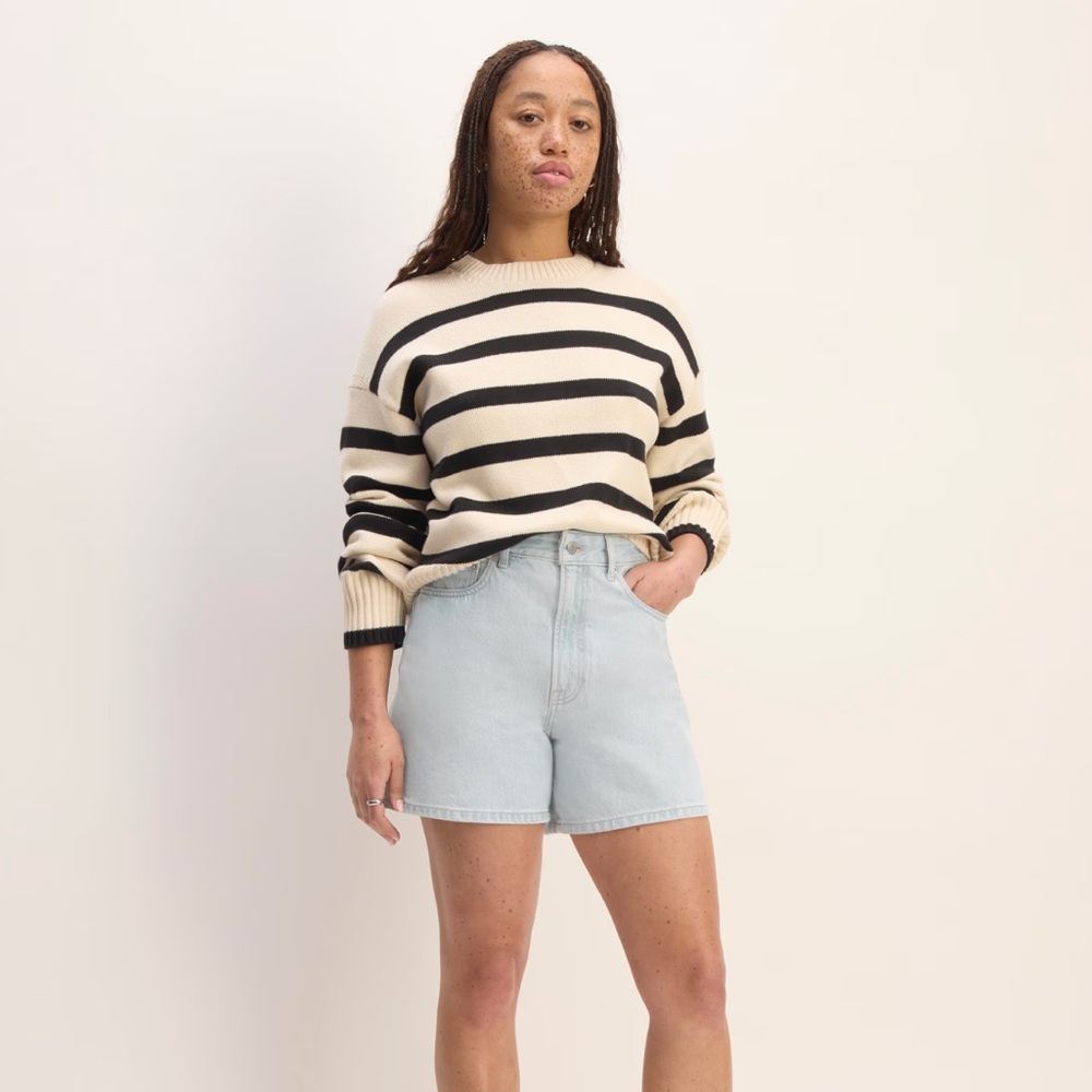 Everlane Light Blue Denim Shorts